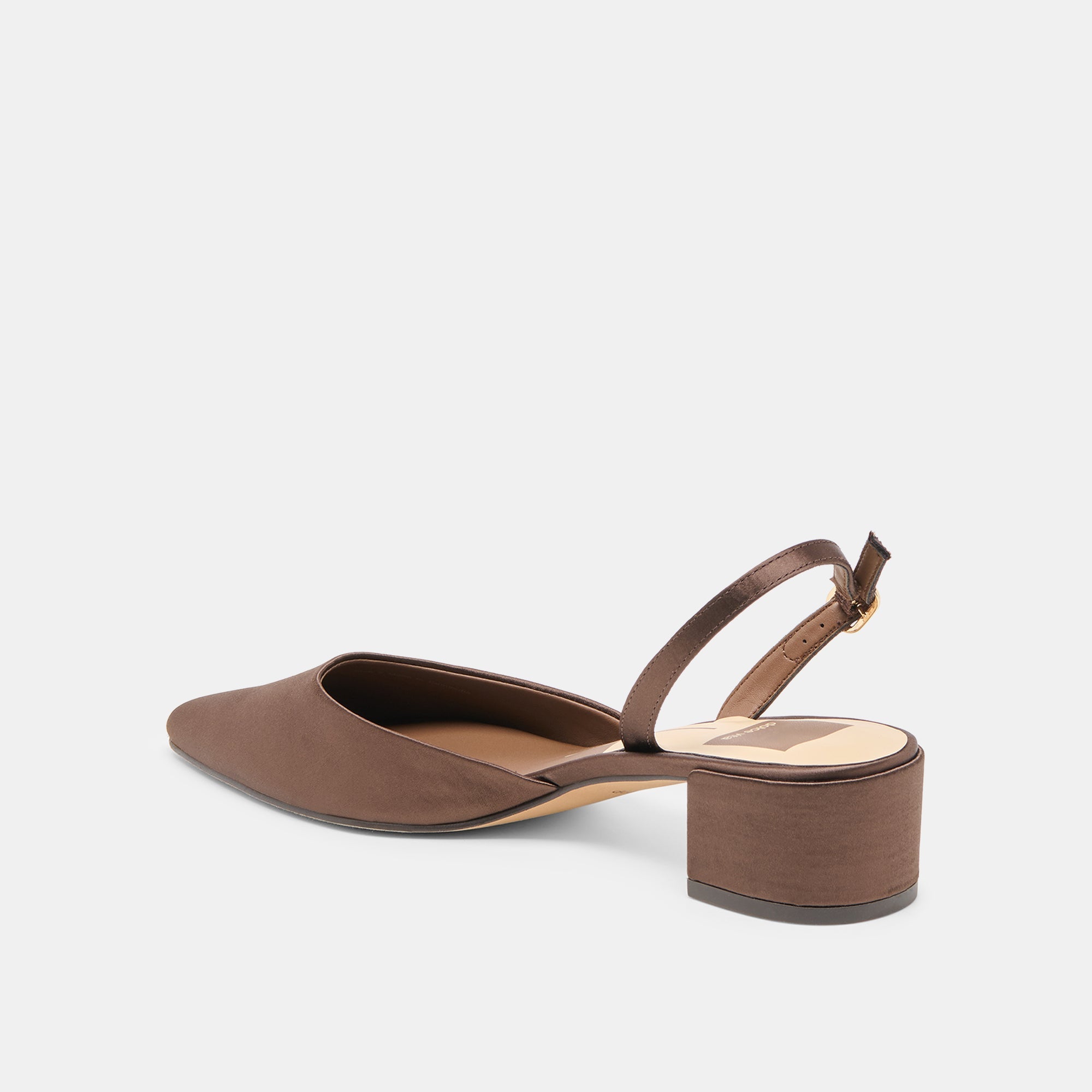 Carel Dk Brown Satin Heels | Dolce Vita Women