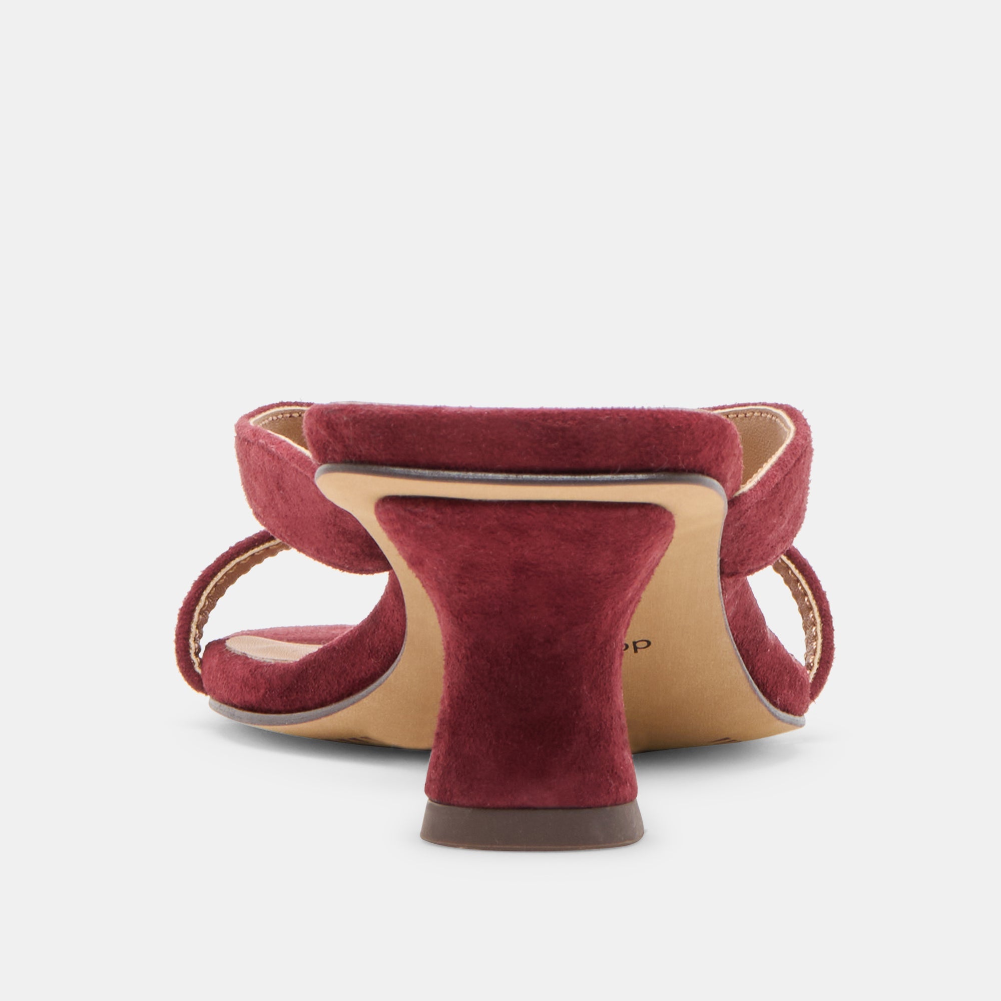Brevel Oxblood Suede Heels | Women Dolce Vita