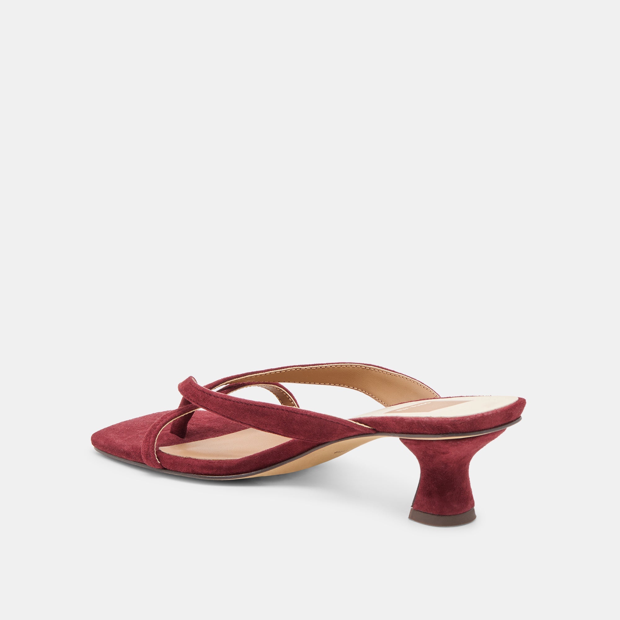 Brevel Oxblood Suede Heels | Women Dolce Vita