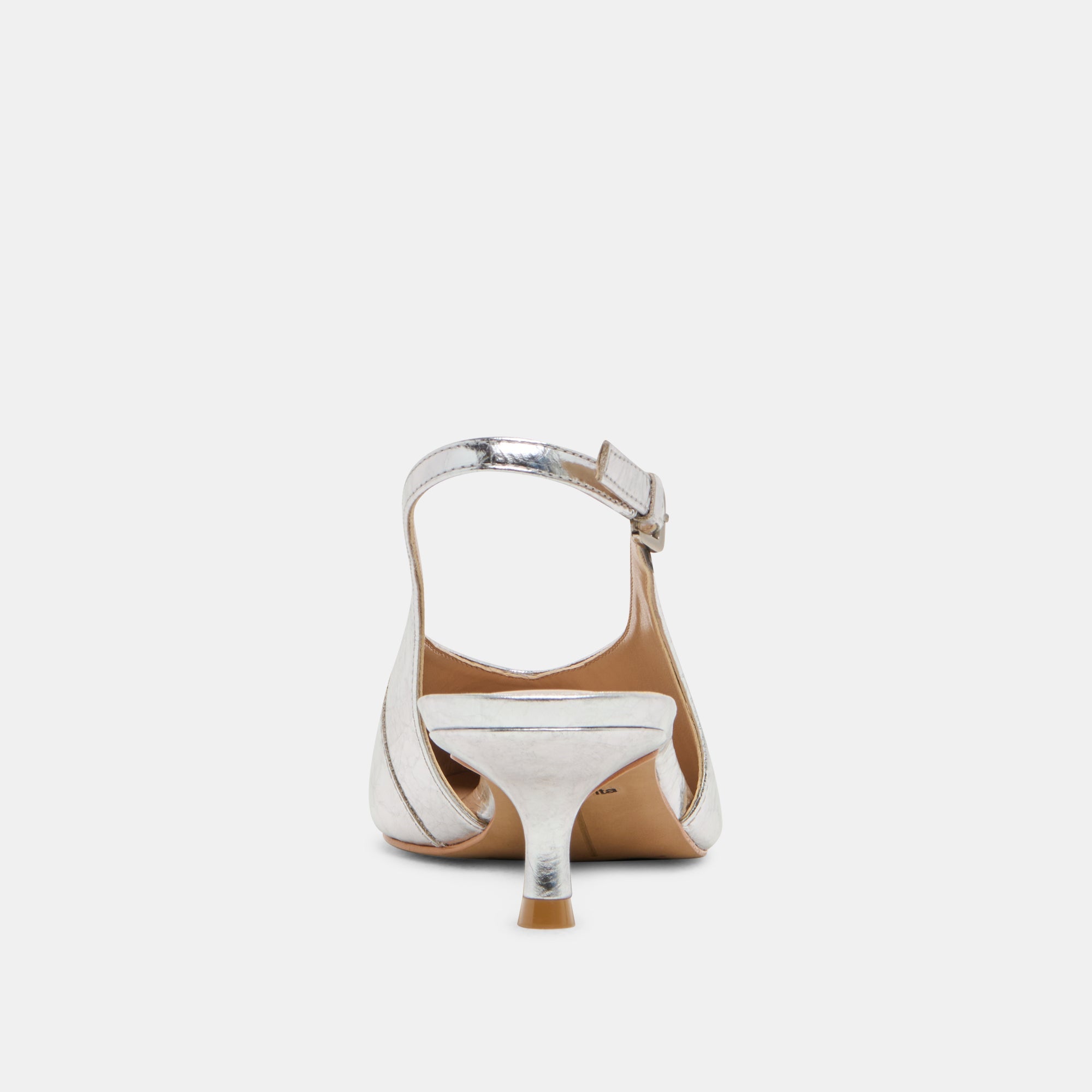 ALENNA HEELS SILVER DISTRESSED LEATHER | Dolce Vita Women
