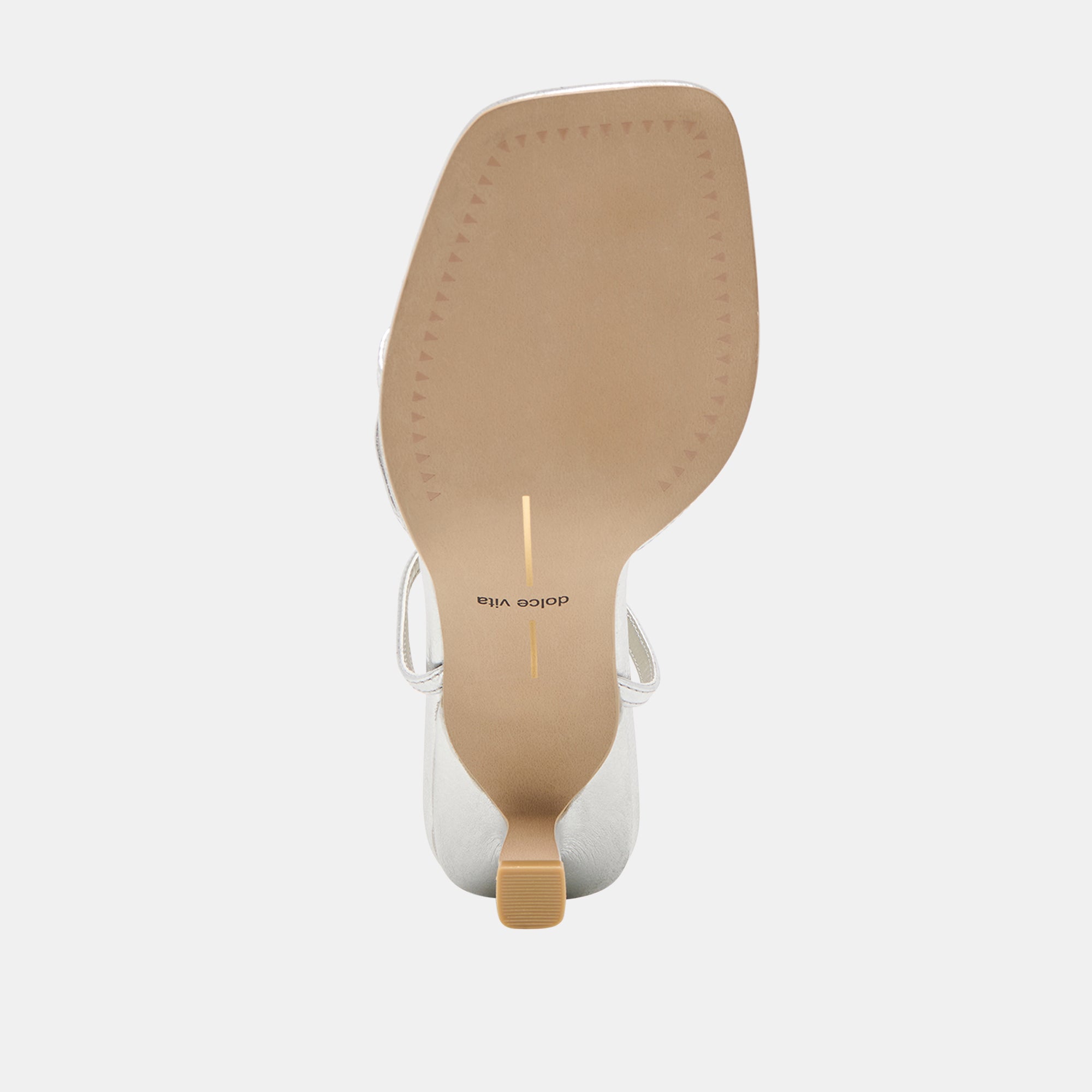 Manji Silver Metallic Leather Heels | Dolce Vita Women