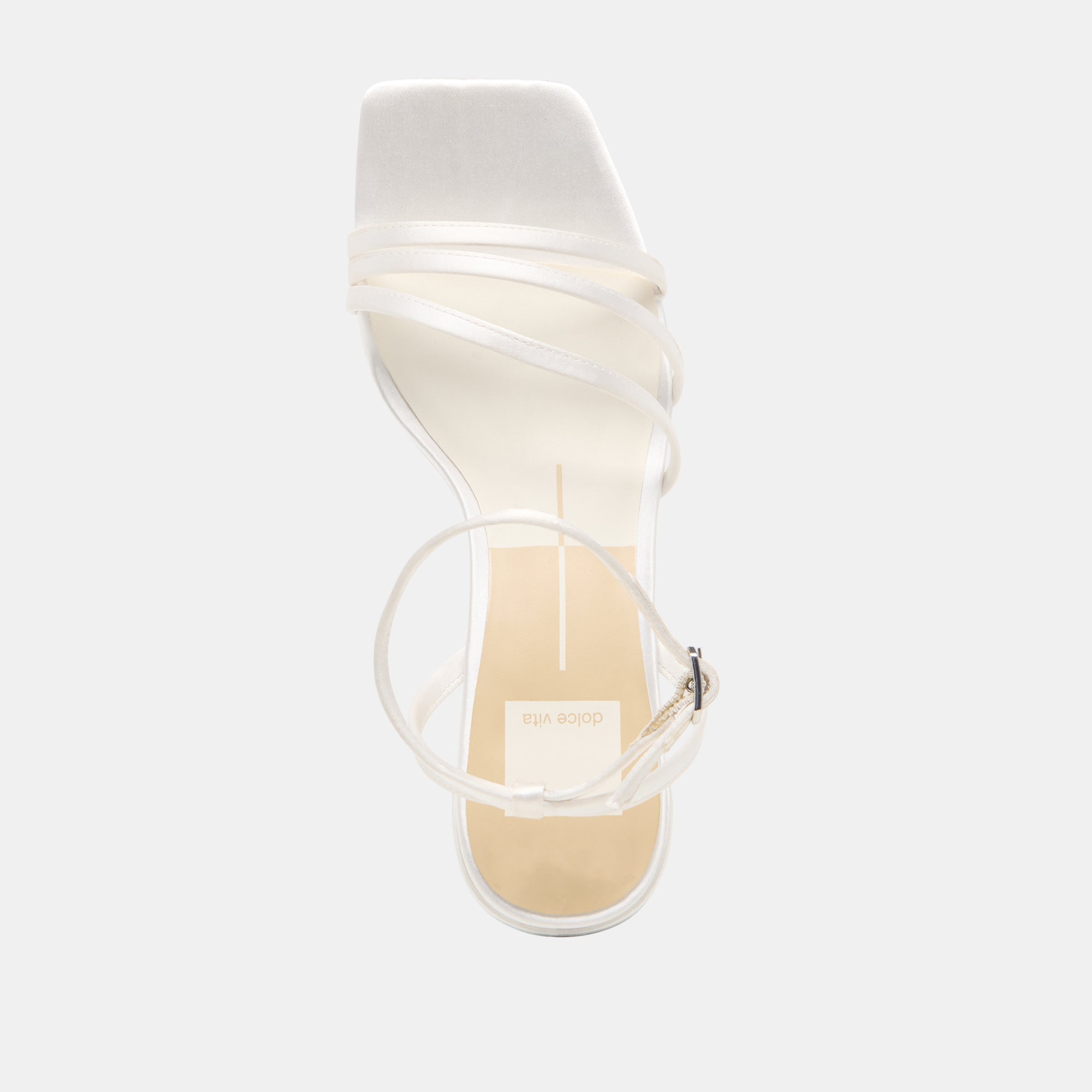 Ysabel True White Satin Heels | Women Dolce Vita