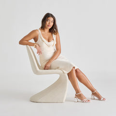 Ysabel True White Satin Heels | Women Dolce Vita