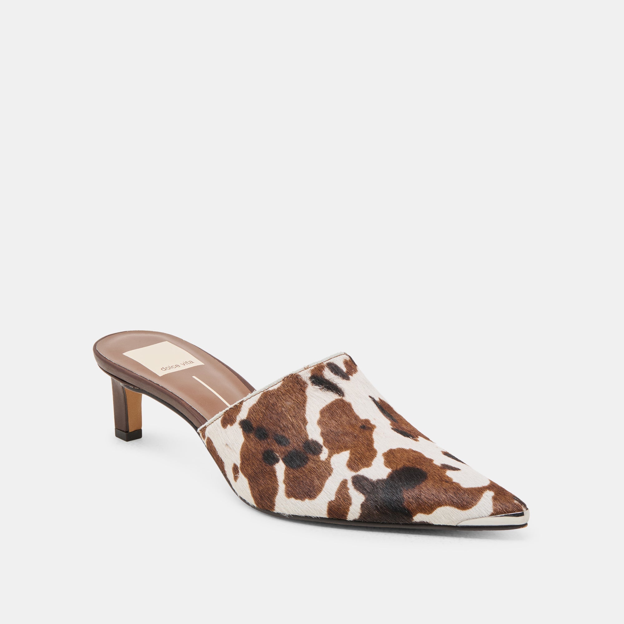 Lexy Cocoa Taurus Calf Hair Heels | Dolce Vita Women