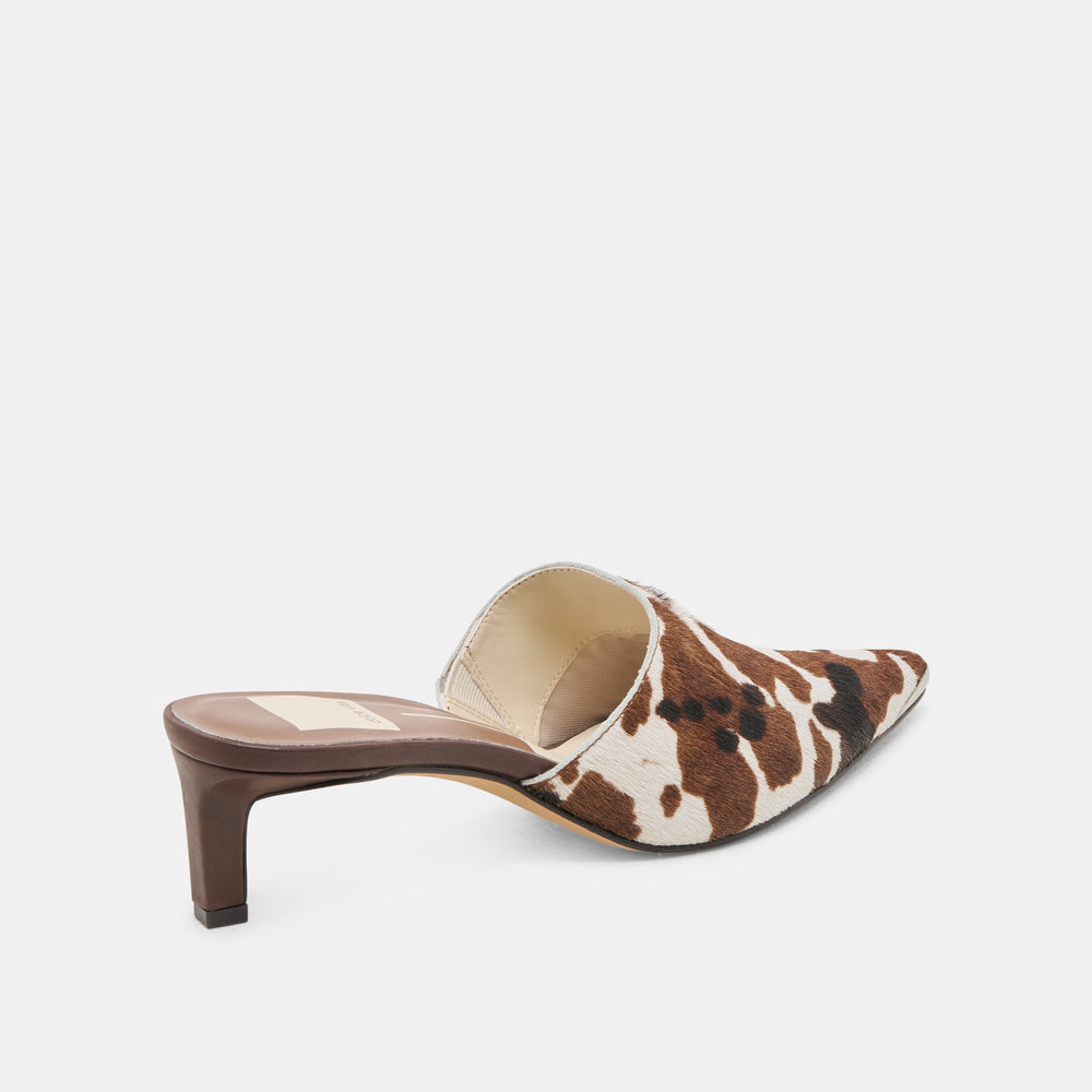 Lexy Cocoa Taurus Calf Hair Heels | Dolce Vita Women
