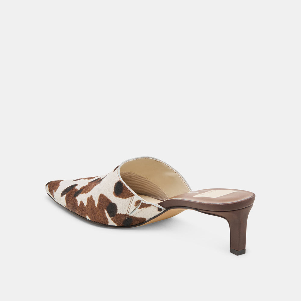 Lexy Cocoa Taurus Calf Hair Heels | Dolce Vita Women
