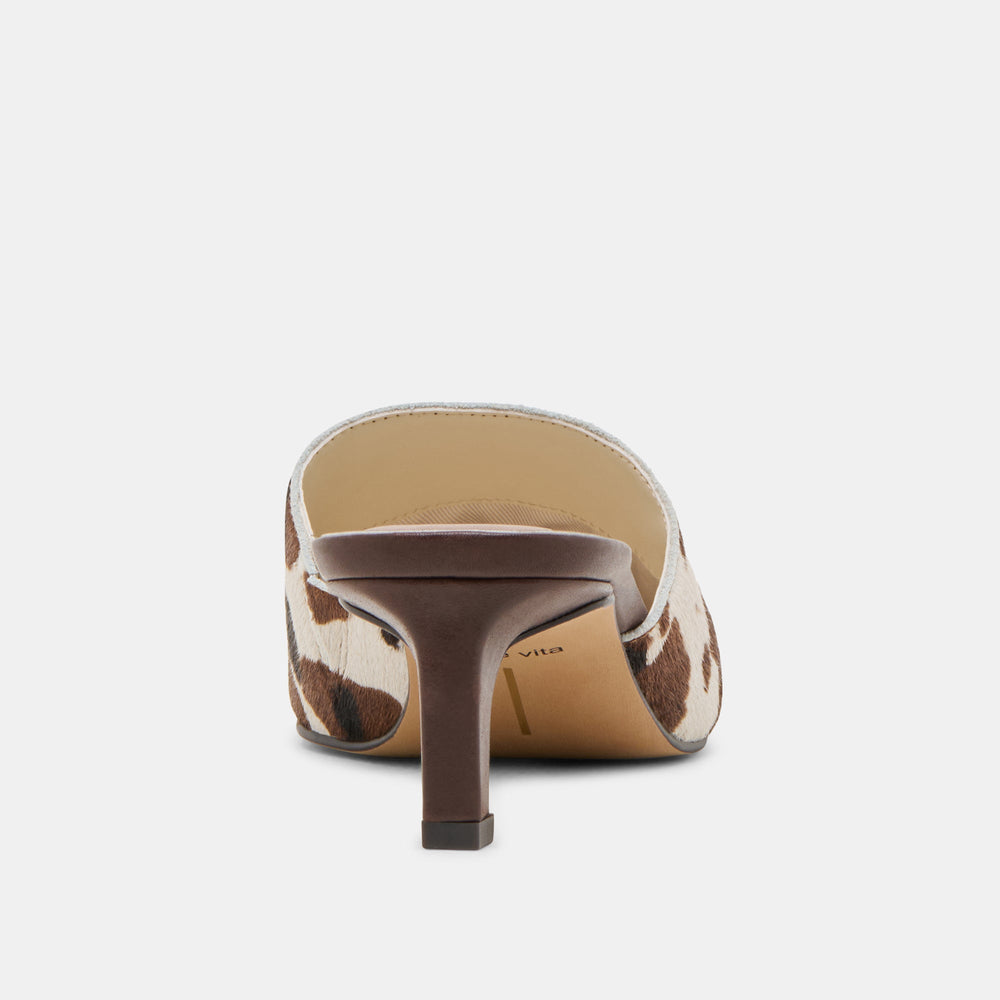 Lexy Cocoa Taurus Calf Hair Heels | Dolce Vita Women