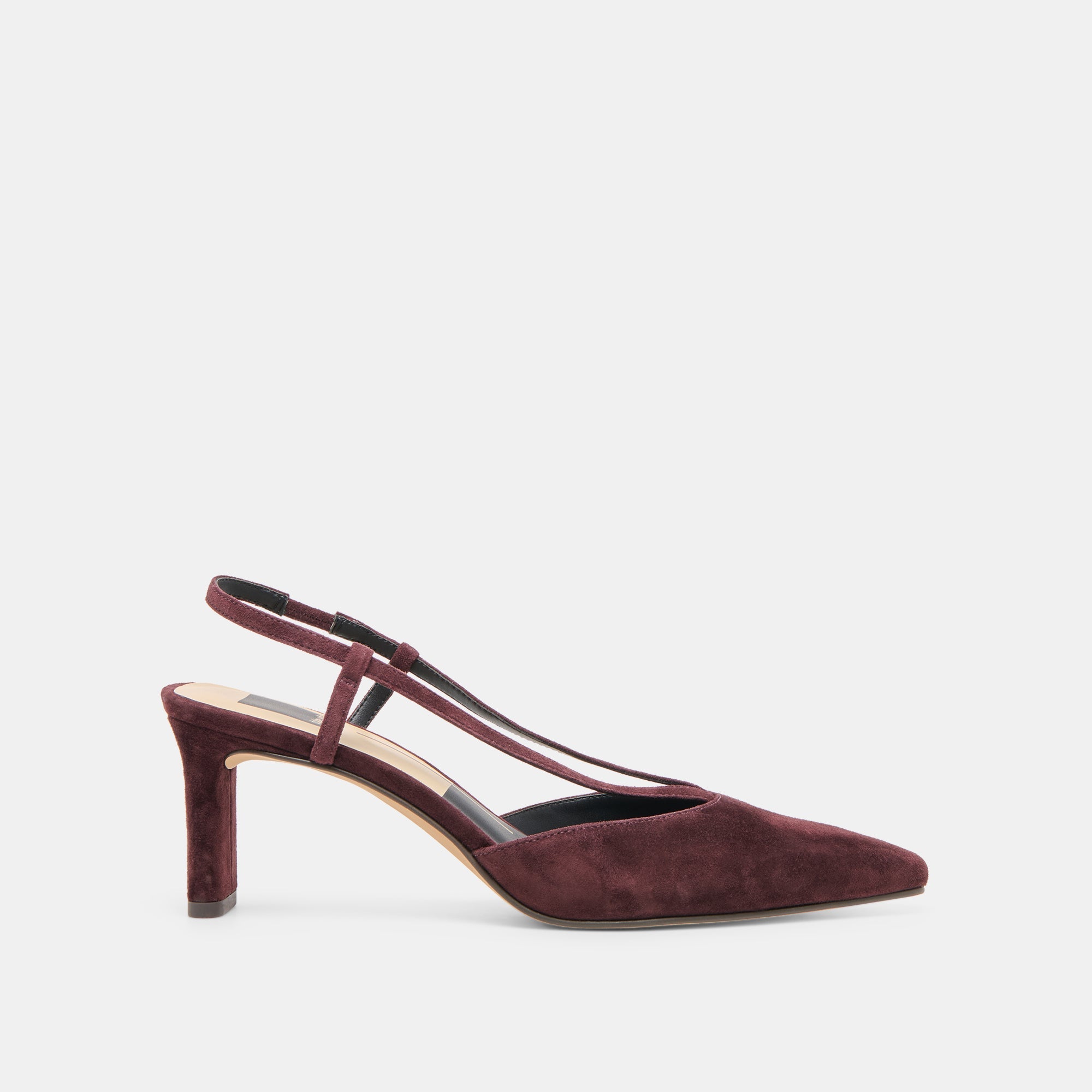 Ginay Mulberry Suede Heels | Women Dolce Vita