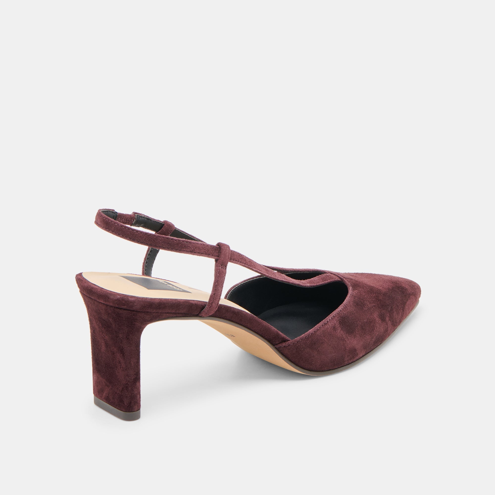 Ginay Mulberry Suede Heels | Women Dolce Vita