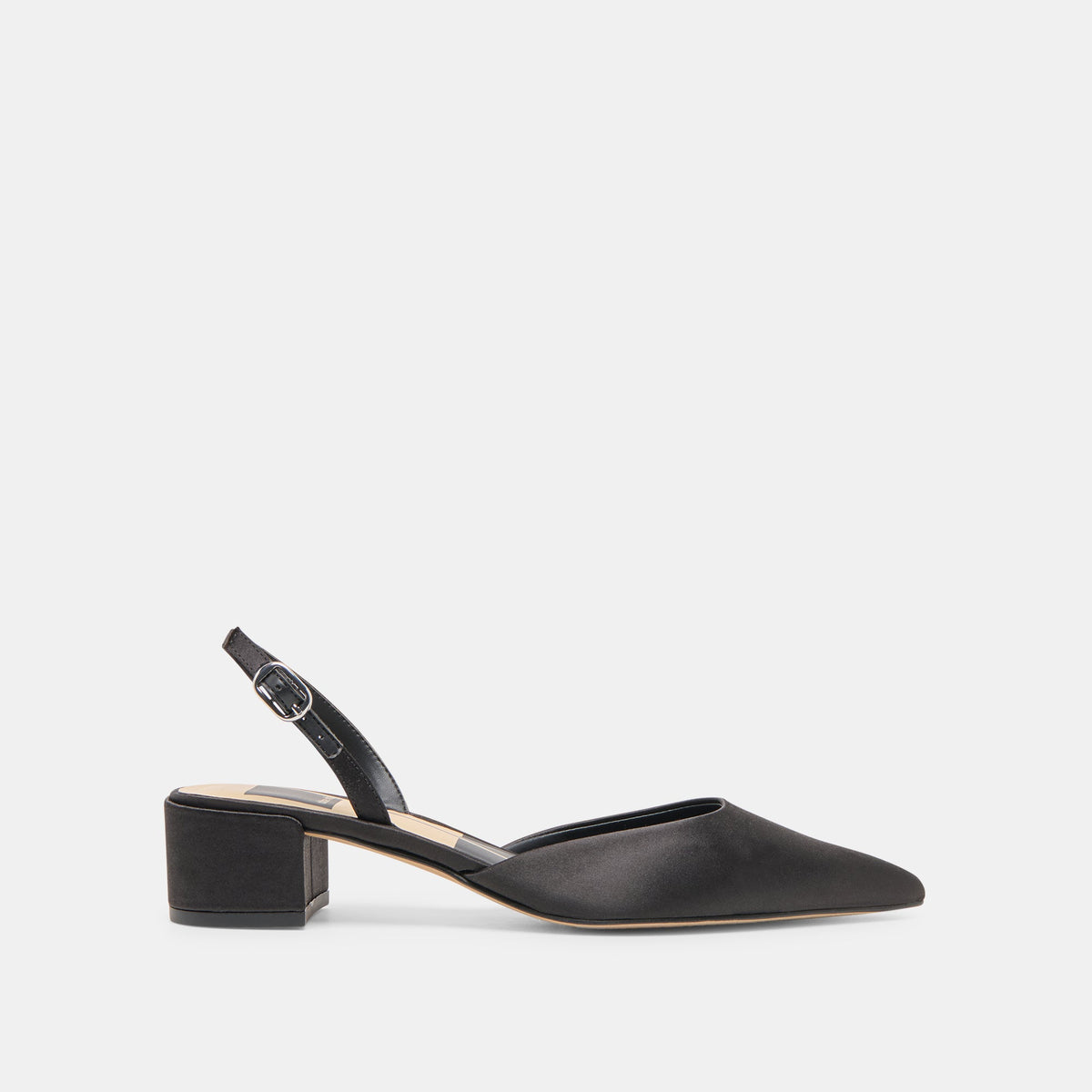 Carel Onyx Satin Heels | Women Dolce Vita