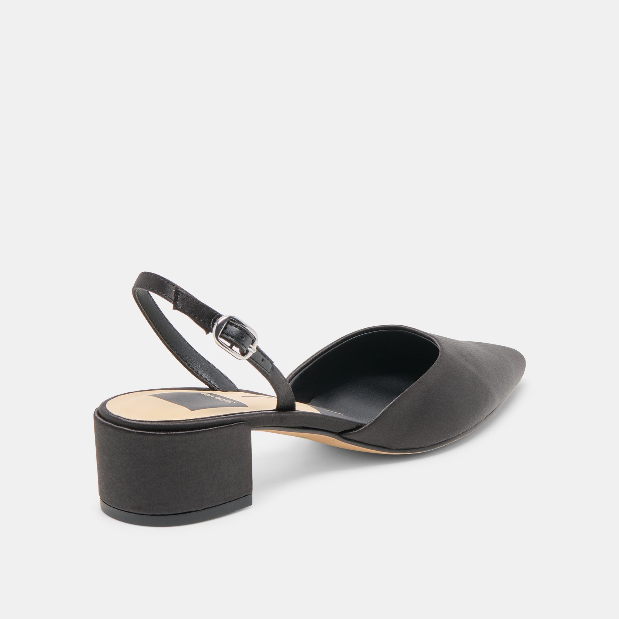 Carel Onyx Satin Heels | Women Dolce Vita