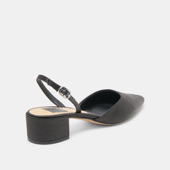 Carel Onyx Satin Heels | Women Dolce Vita