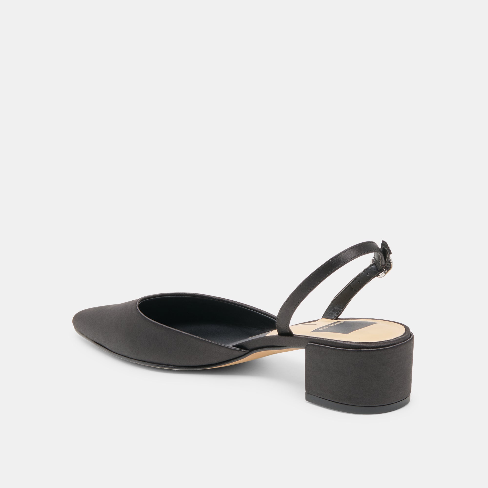 Carel Onyx Satin Heels | Women Dolce Vita