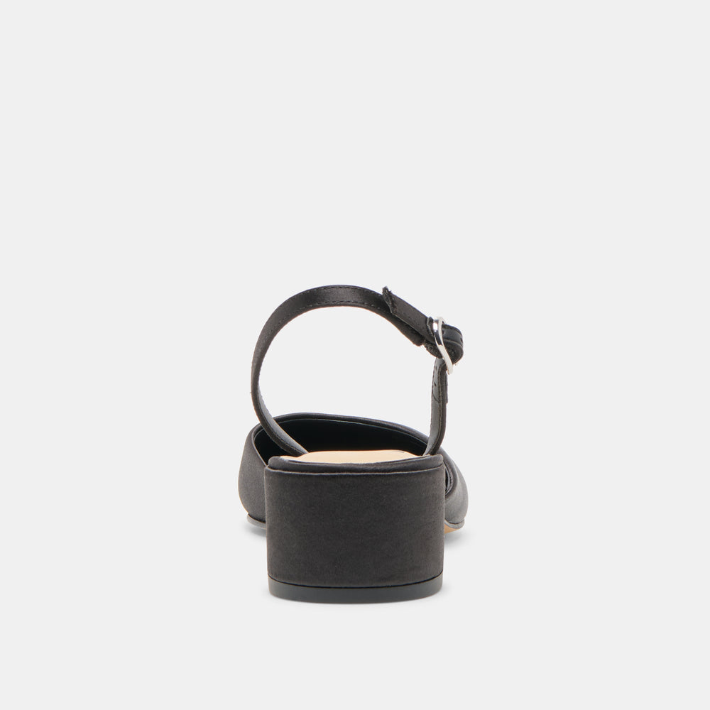 Carel Onyx Satin Heels | Women Dolce Vita