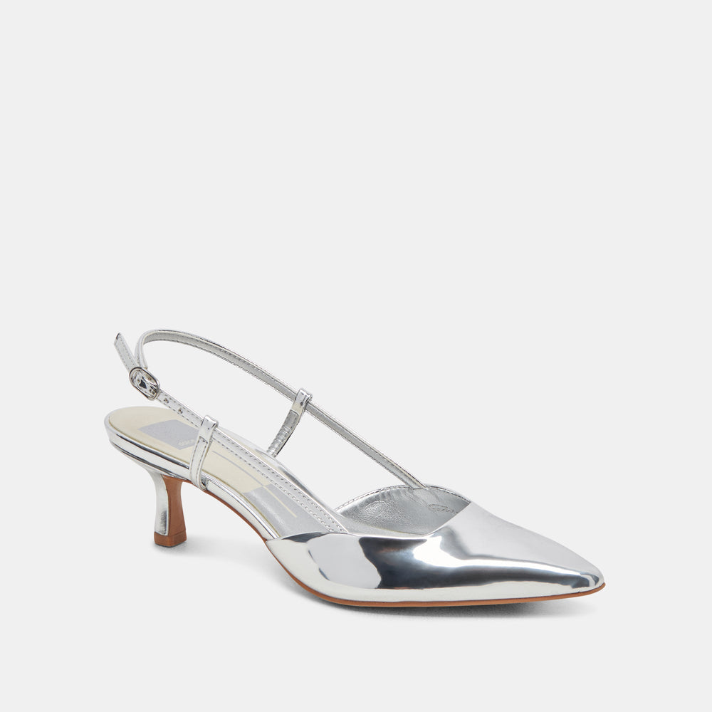 ODELA WIDE HEELS SILVER STELLA | Dolce Vita Women