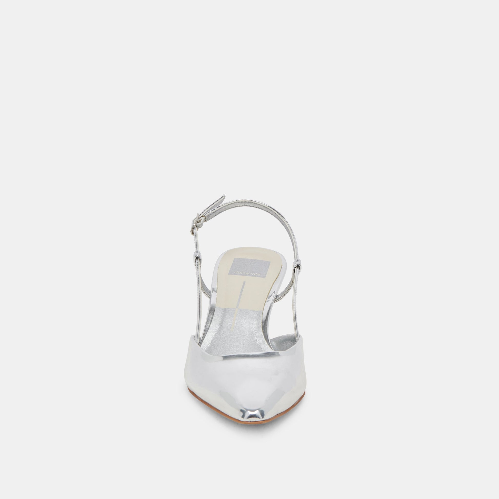 ODELA WIDE HEELS SILVER STELLA - Dolce Vita