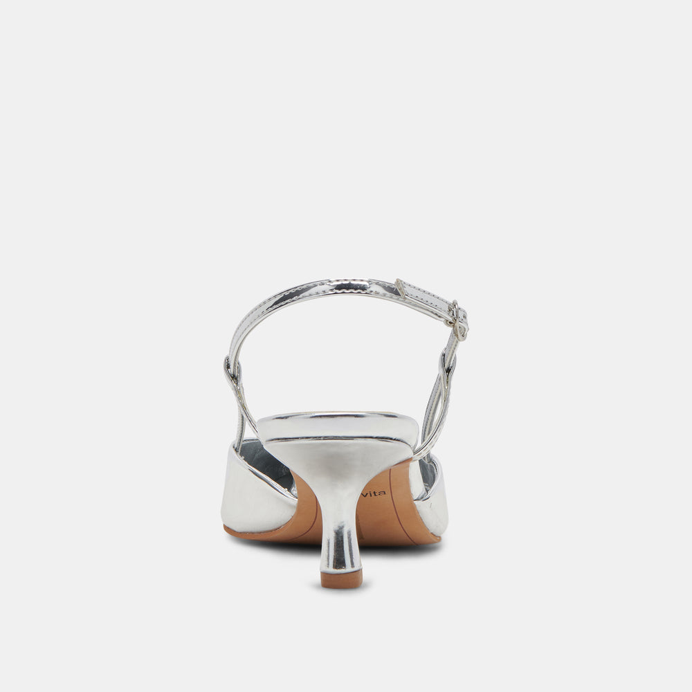 ODELA WIDE HEELS SILVER STELLA | Dolce Vita Women