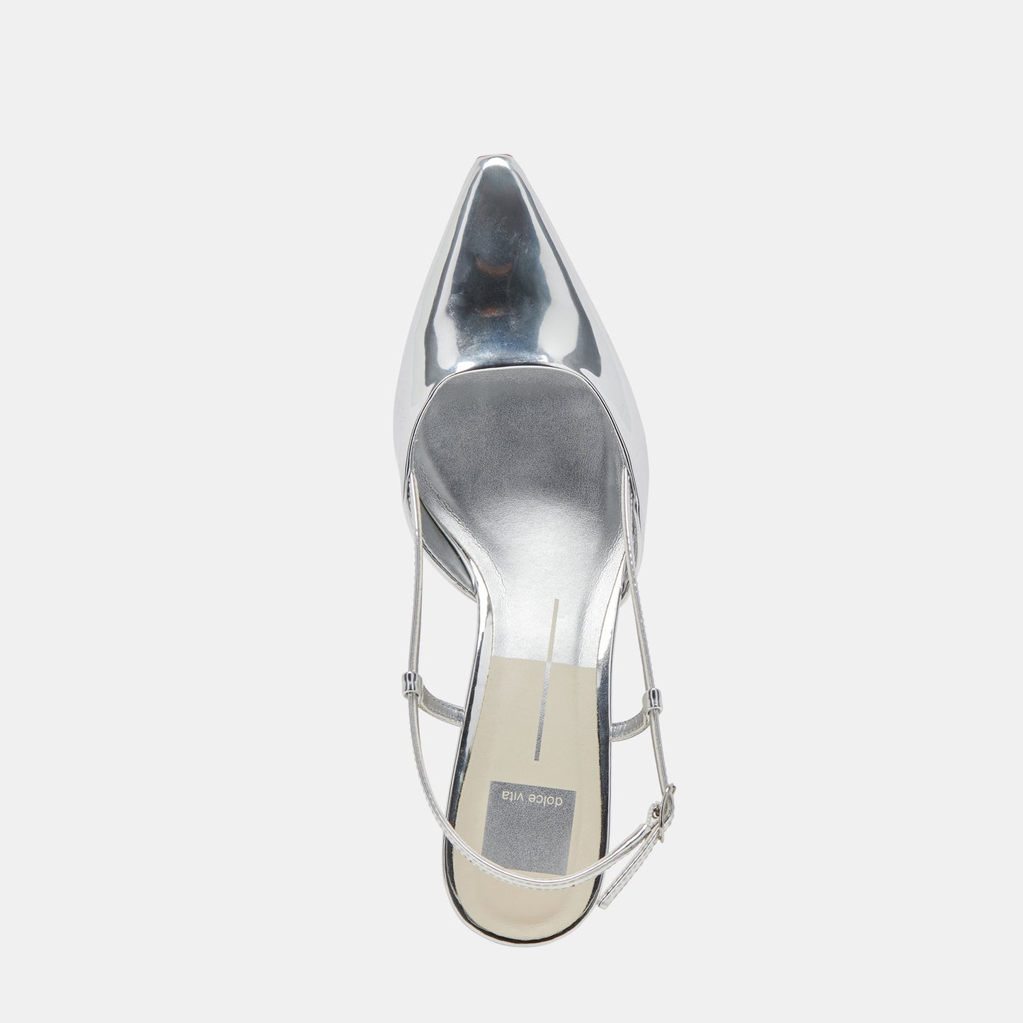 ODELA WIDE HEELS SILVER STELLA - Dolce Vita