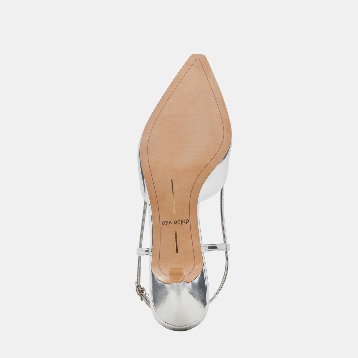 ODELA WIDE HEELS SILVER STELLA - Dolce Vita