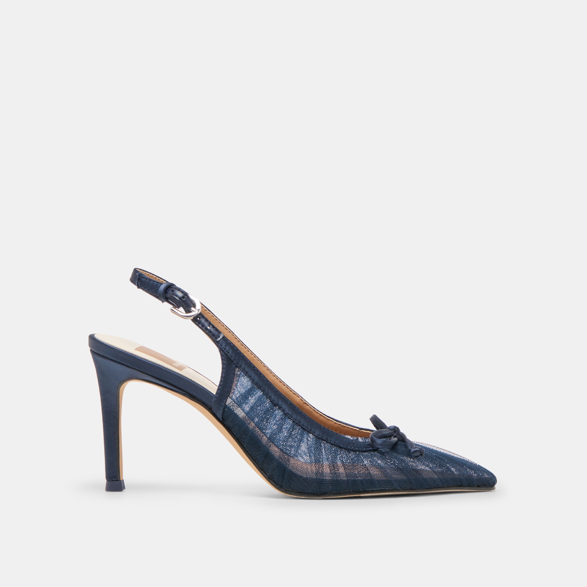 Yela Navy Tulle Heels | Women Dolce Vita