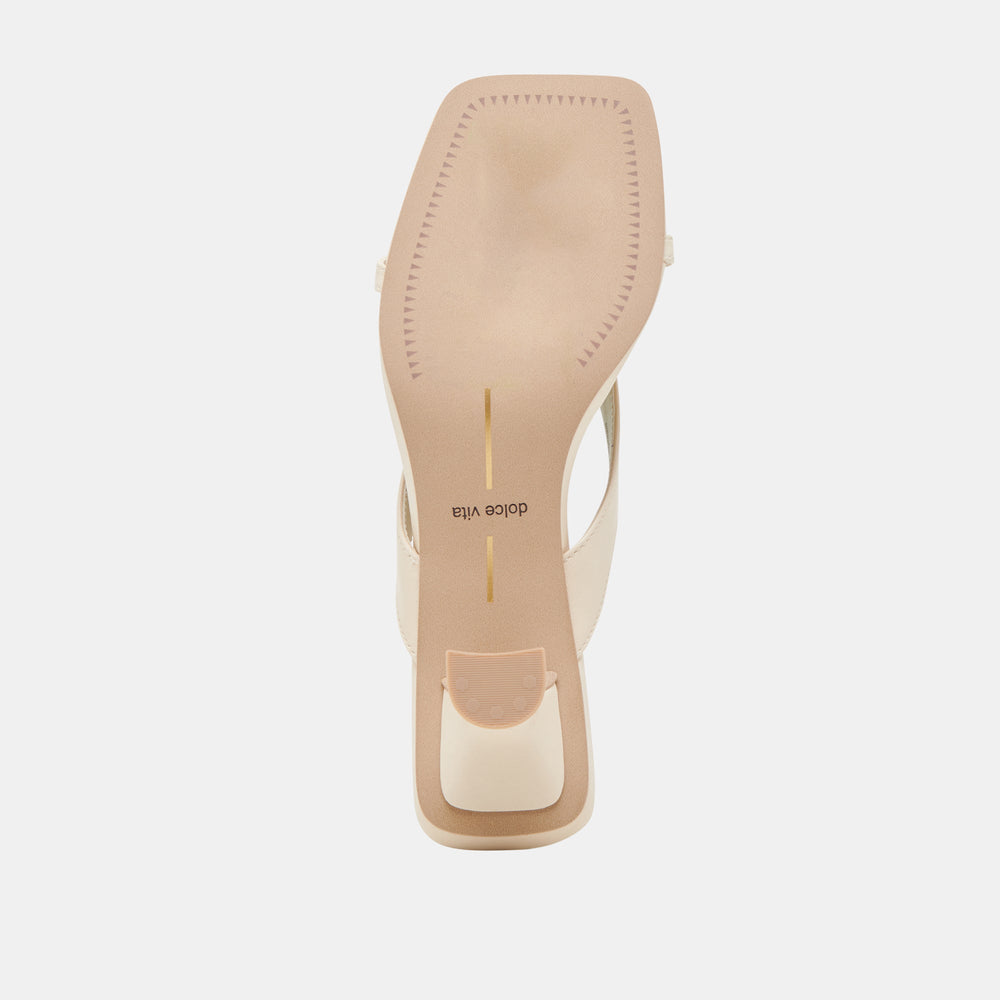 BREVEL HEELS BONE LEATHER | Dolce Vita Women