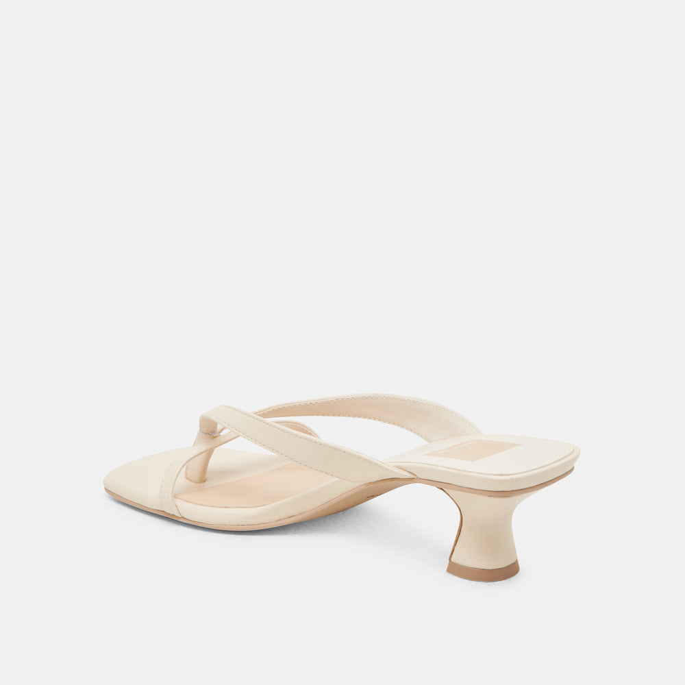BREVEL HEELS BONE LEATHER | Dolce Vita Women