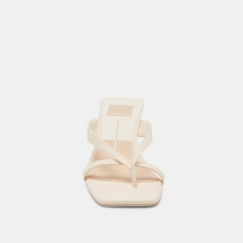 BREVEL HEELS BONE LEATHER | Dolce Vita Women