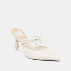 Klaire True White Leather Heels | Dolce Vita Women