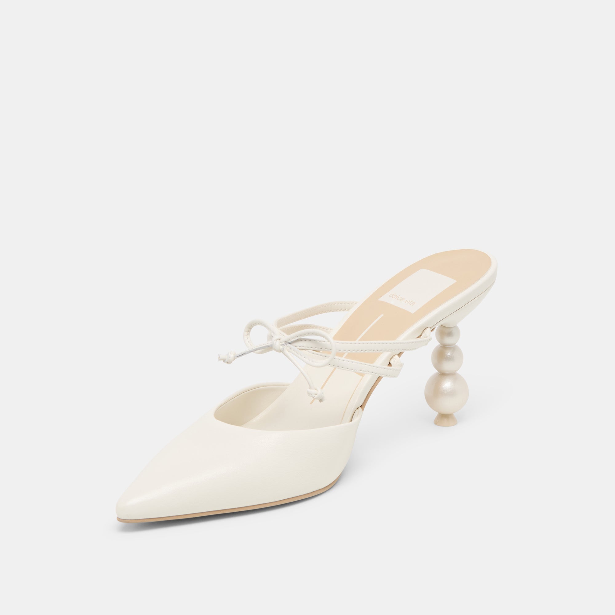 Klaire True White Leather Heels | Dolce Vita Women