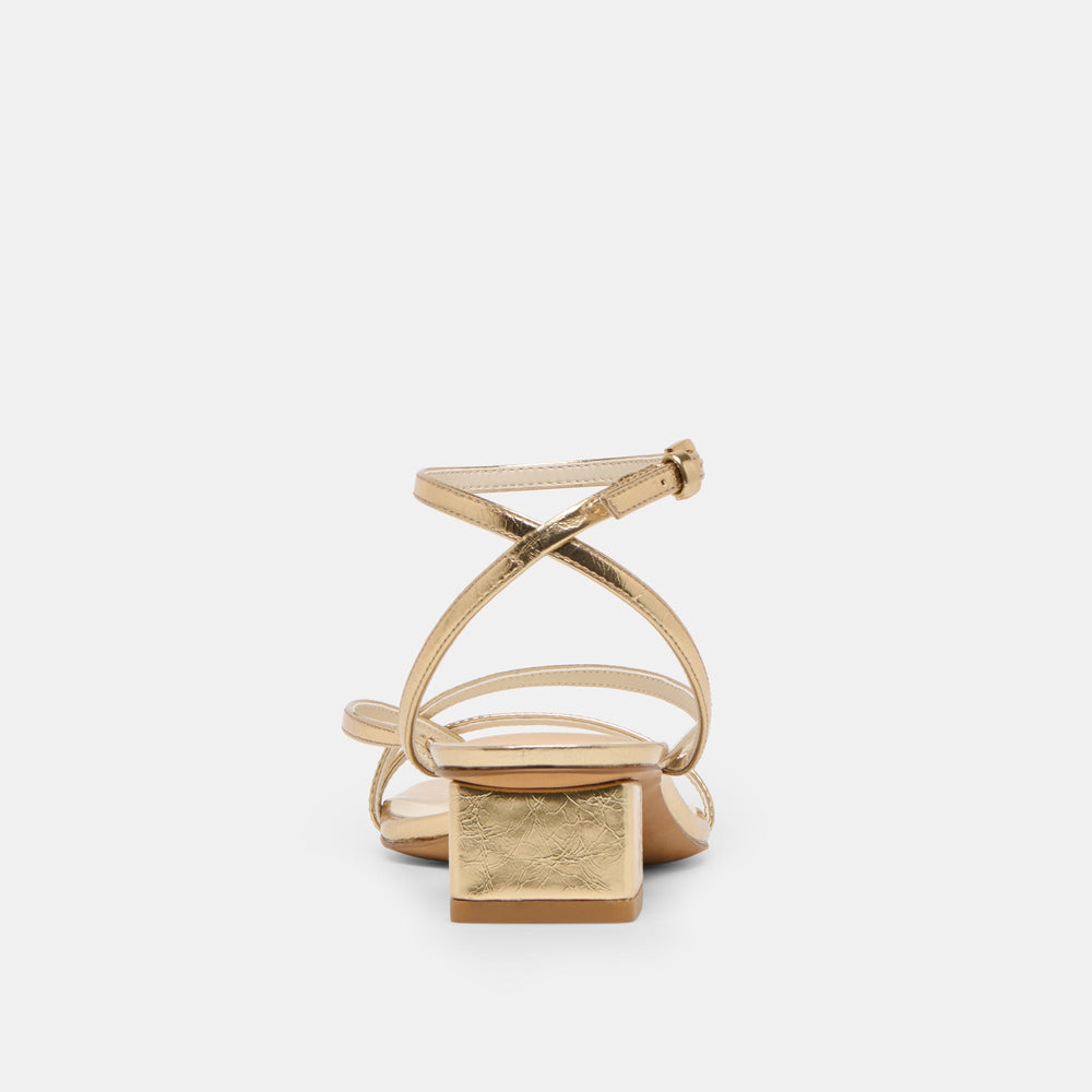KARLOS SANDALS GOLD METALLIC STELLA | Women Dolce Vita