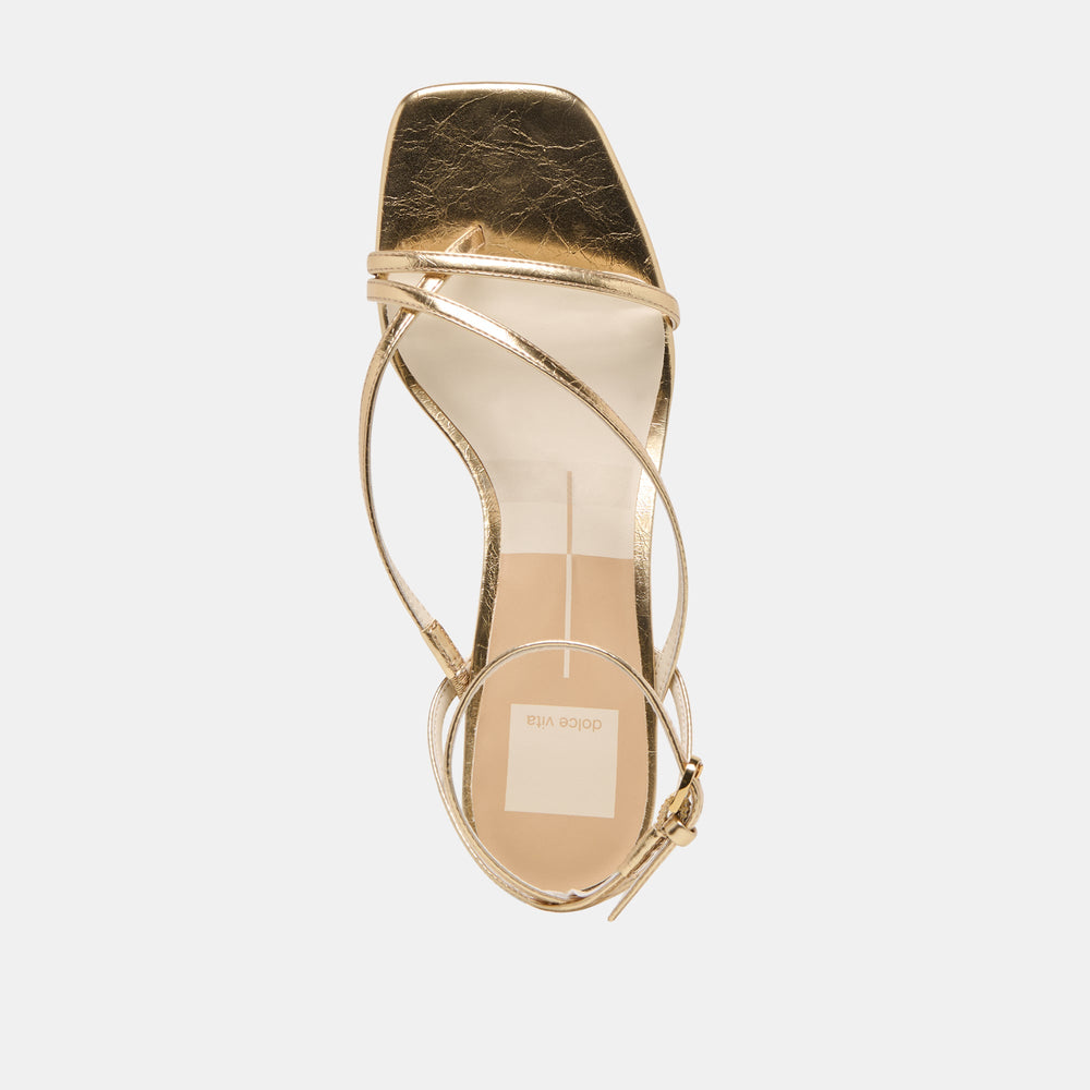 KARLOS SANDALS GOLD METALLIC STELLA | Women Dolce Vita