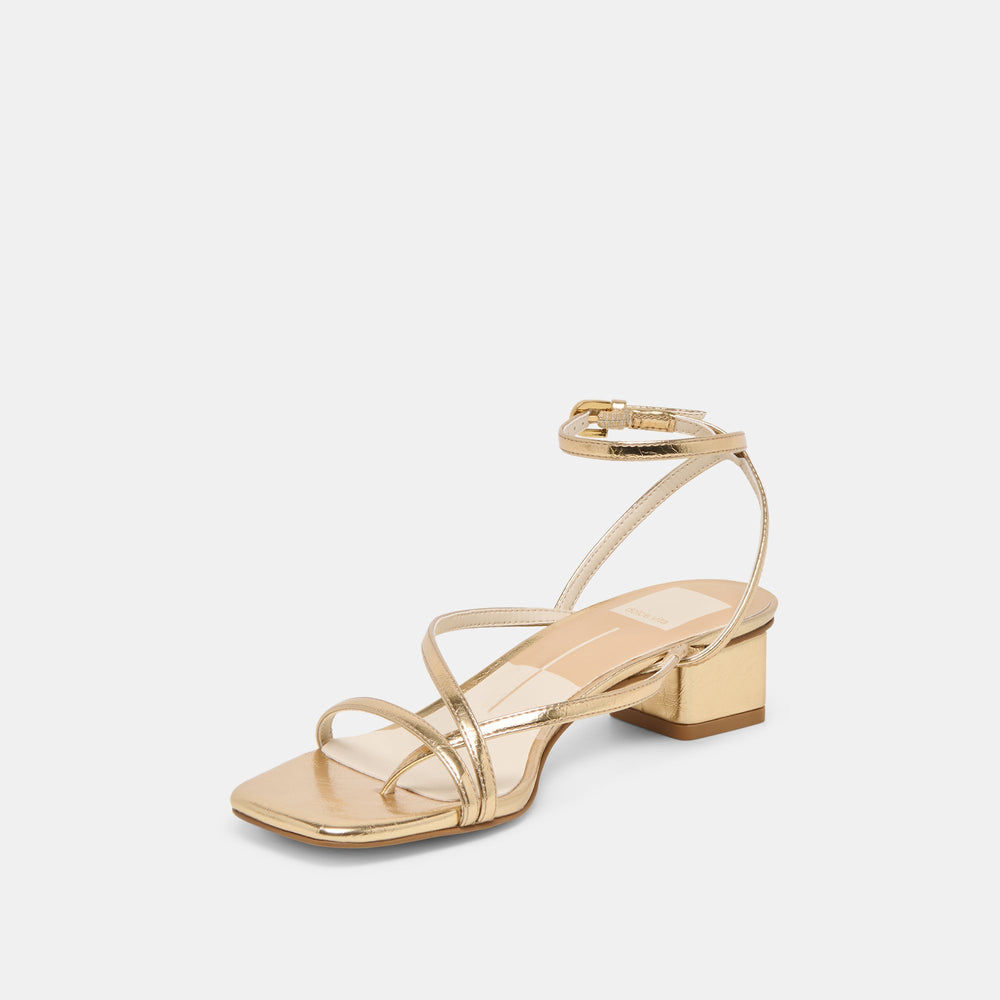 KARLOS SANDALS GOLD METALLIC STELLA | Women Dolce Vita