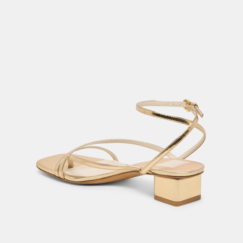 KARLOS SANDALS GOLD METALLIC STELLA | Women Dolce Vita