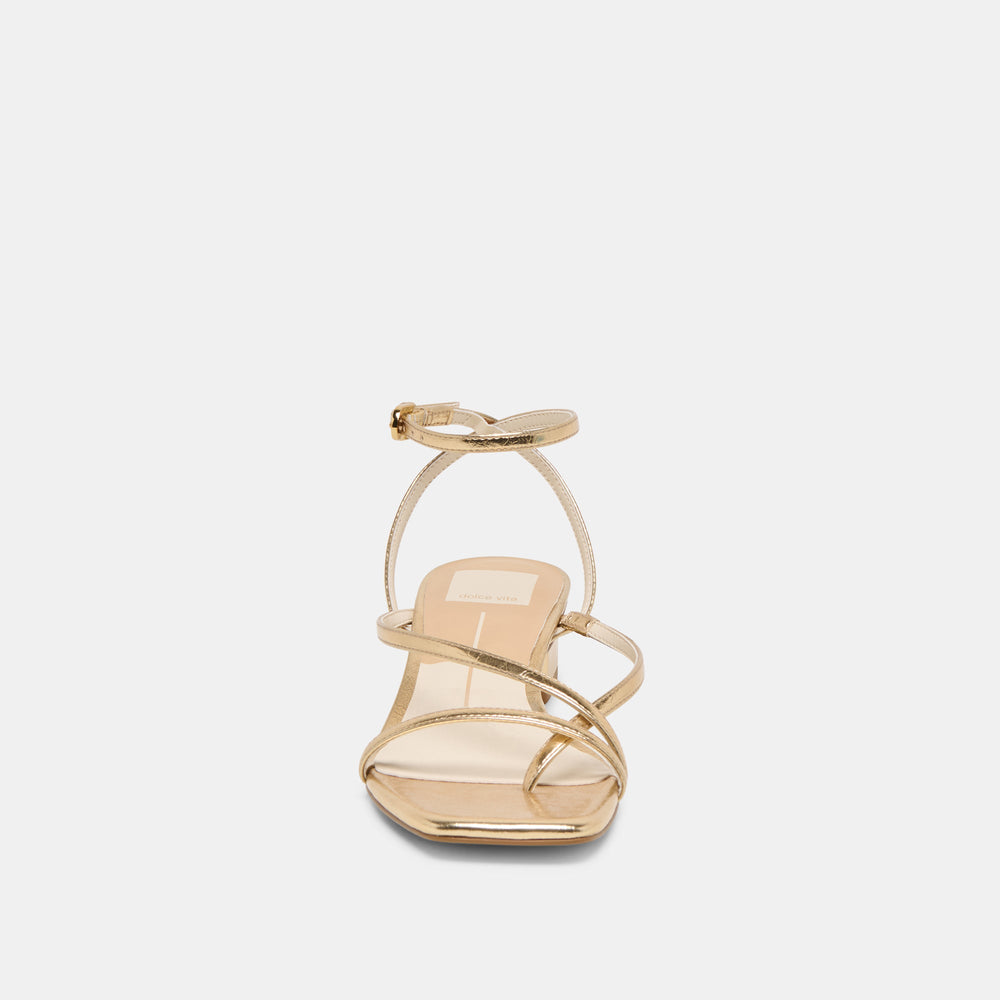 KARLOS SANDALS GOLD METALLIC STELLA | Women Dolce Vita