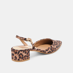 Carel Dk Leopard Satin Heels | Women Dolce Vita