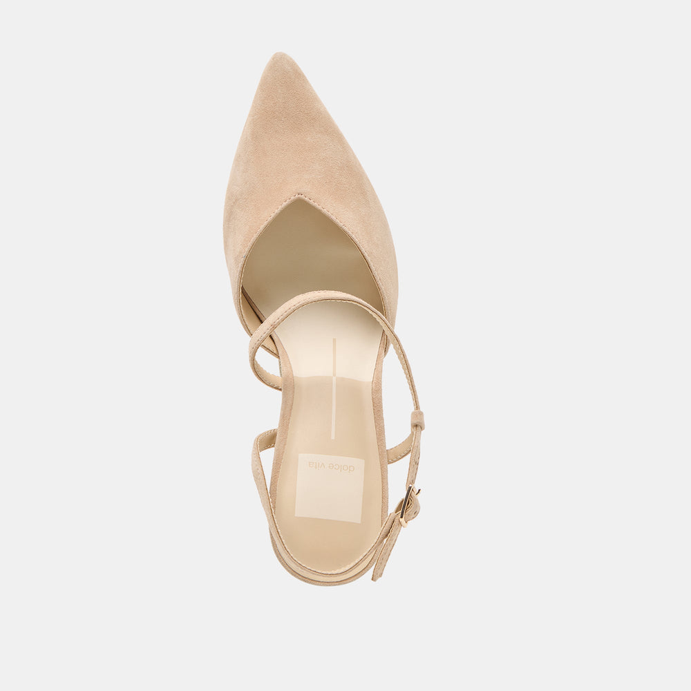 Kamra Camel Suede Heels | Dolce Vita Women
