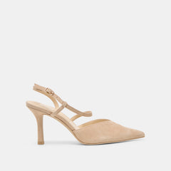 Kamra Camel Suede Heels | Dolce Vita Women