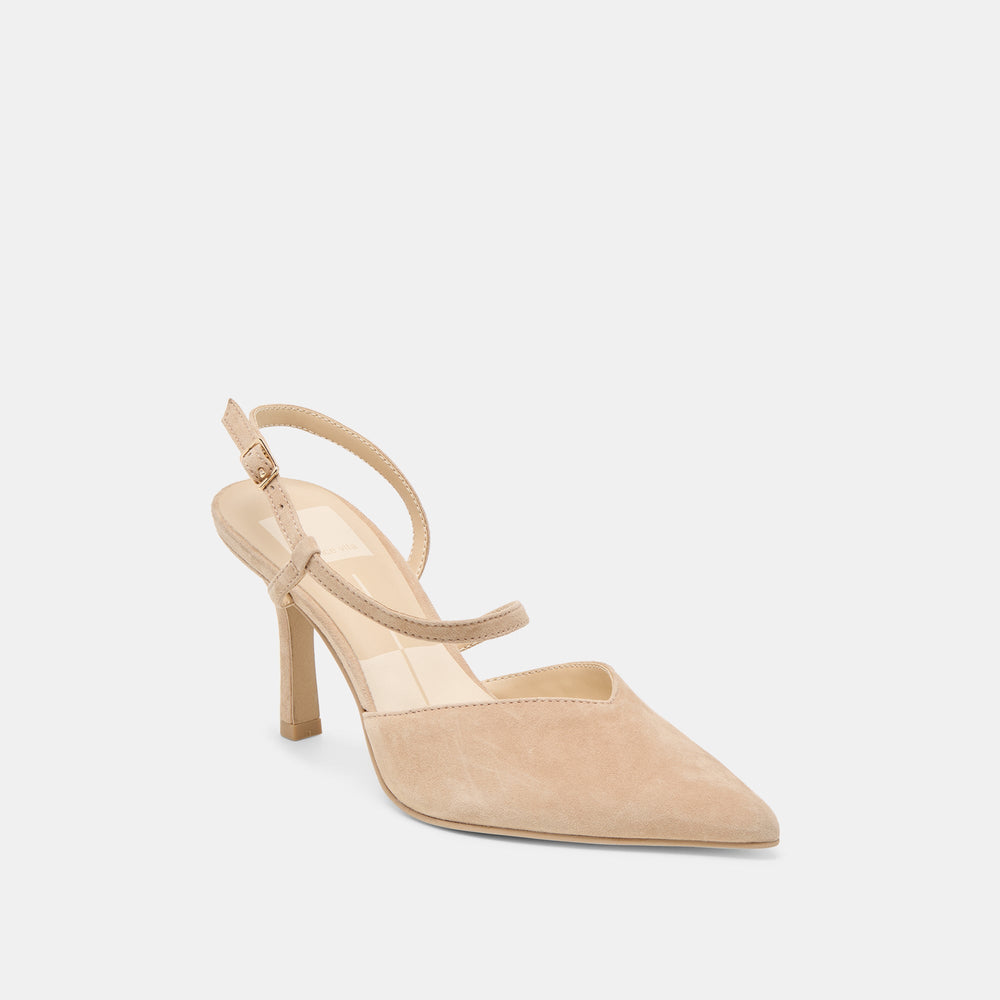 Kamra Camel Suede Heels | Dolce Vita Women