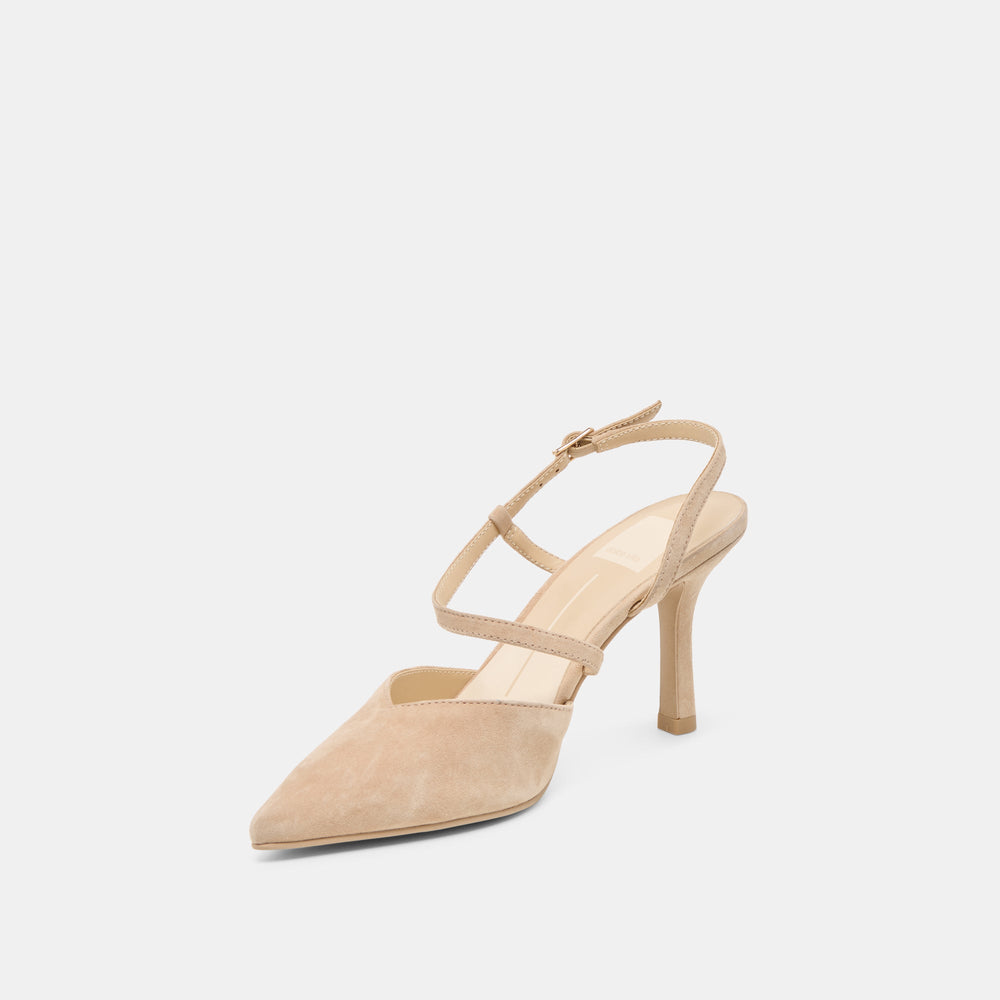 Kamra Camel Suede Heels | Dolce Vita Women