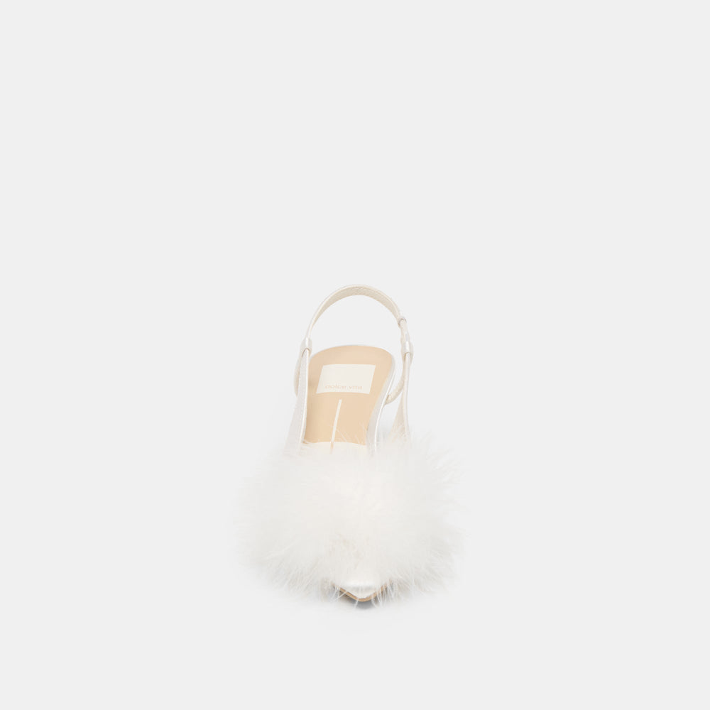 Kamy True White Satin Heels | Dolce Vita Women