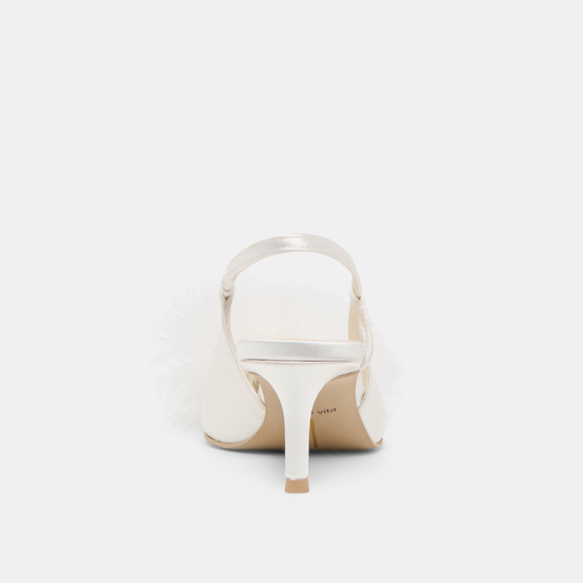 Kamy True White Satin Heels | Dolce Vita Women
