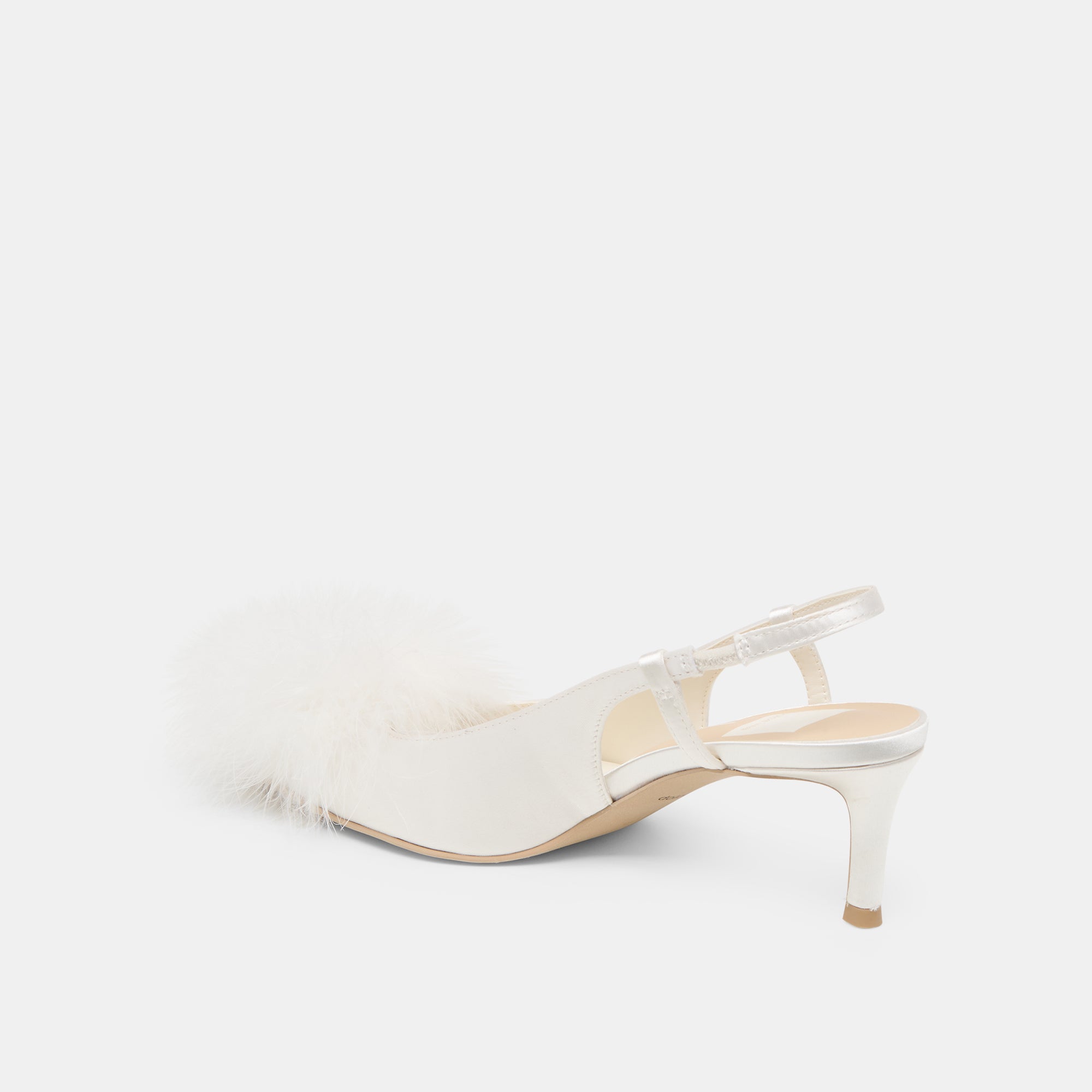 Kamy True White Satin Heels | Dolce Vita Women