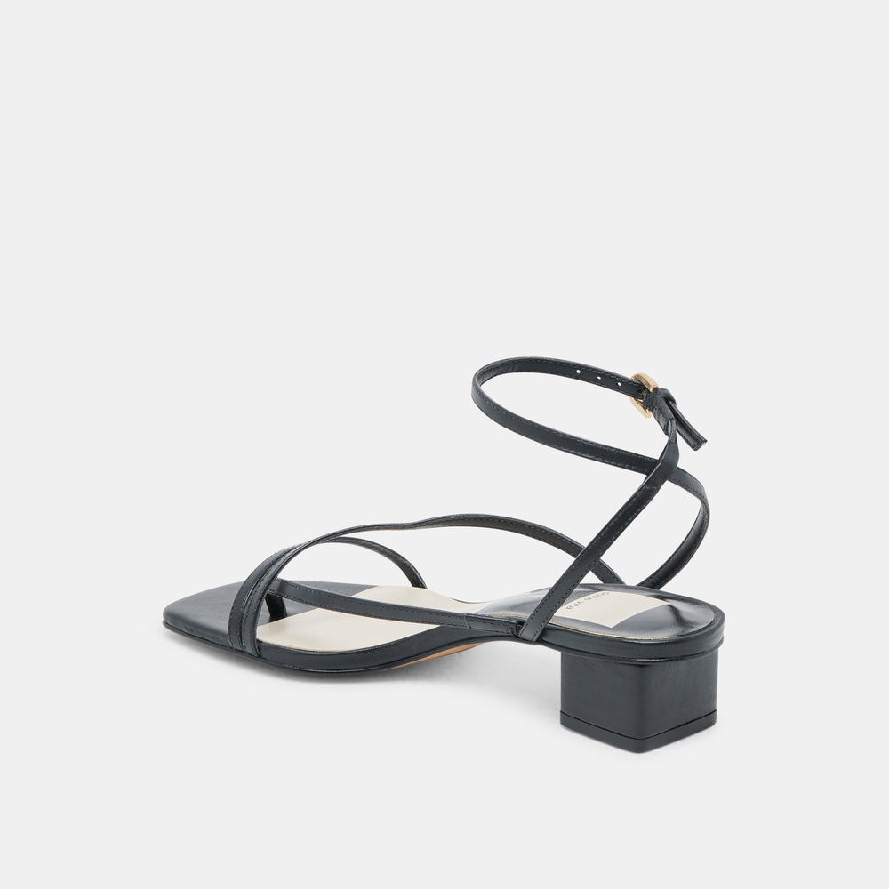 KARLOS SANDALS BLACK LEATHER | Dolce Vita Women