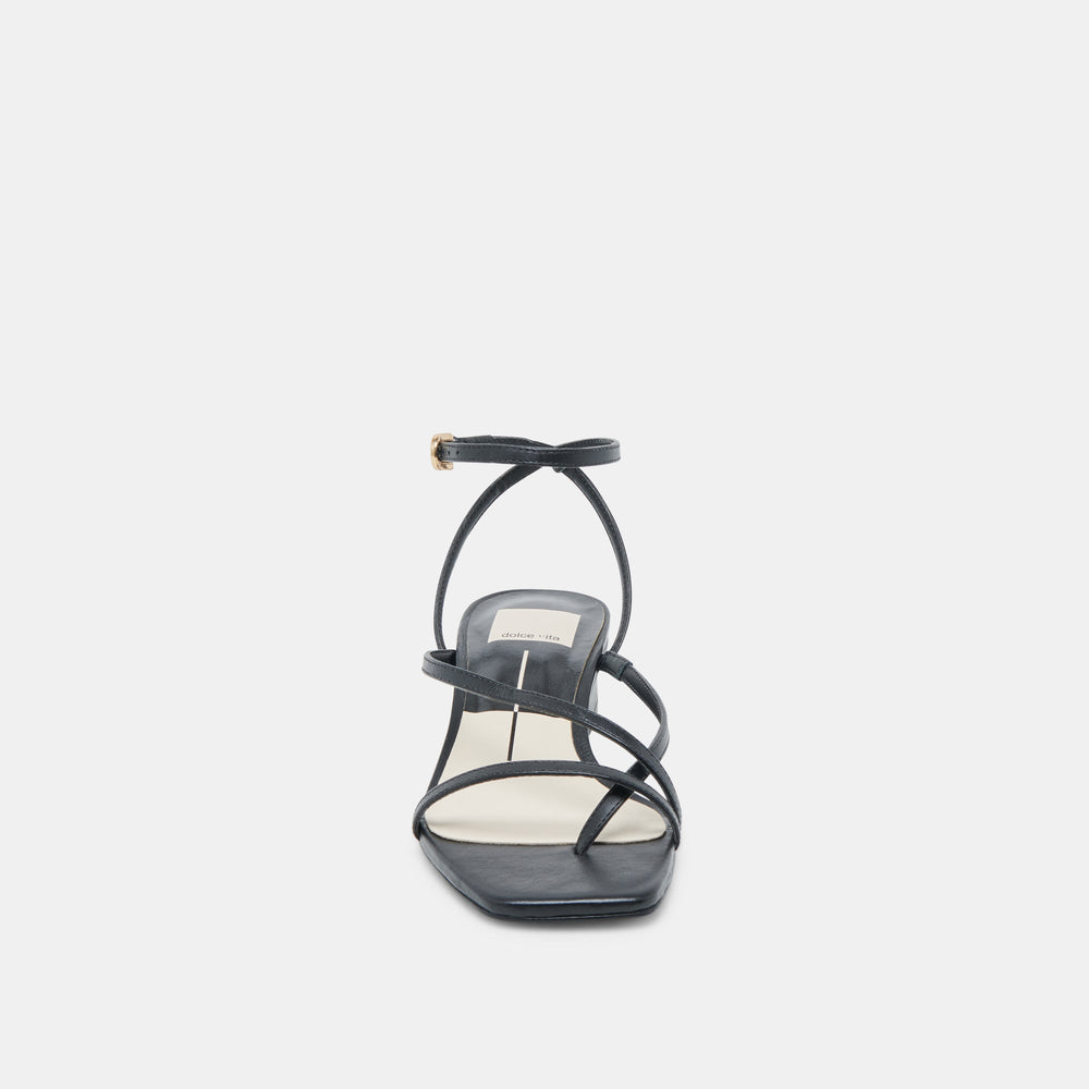 KARLOS SANDALS BLACK LEATHER | Dolce Vita Women