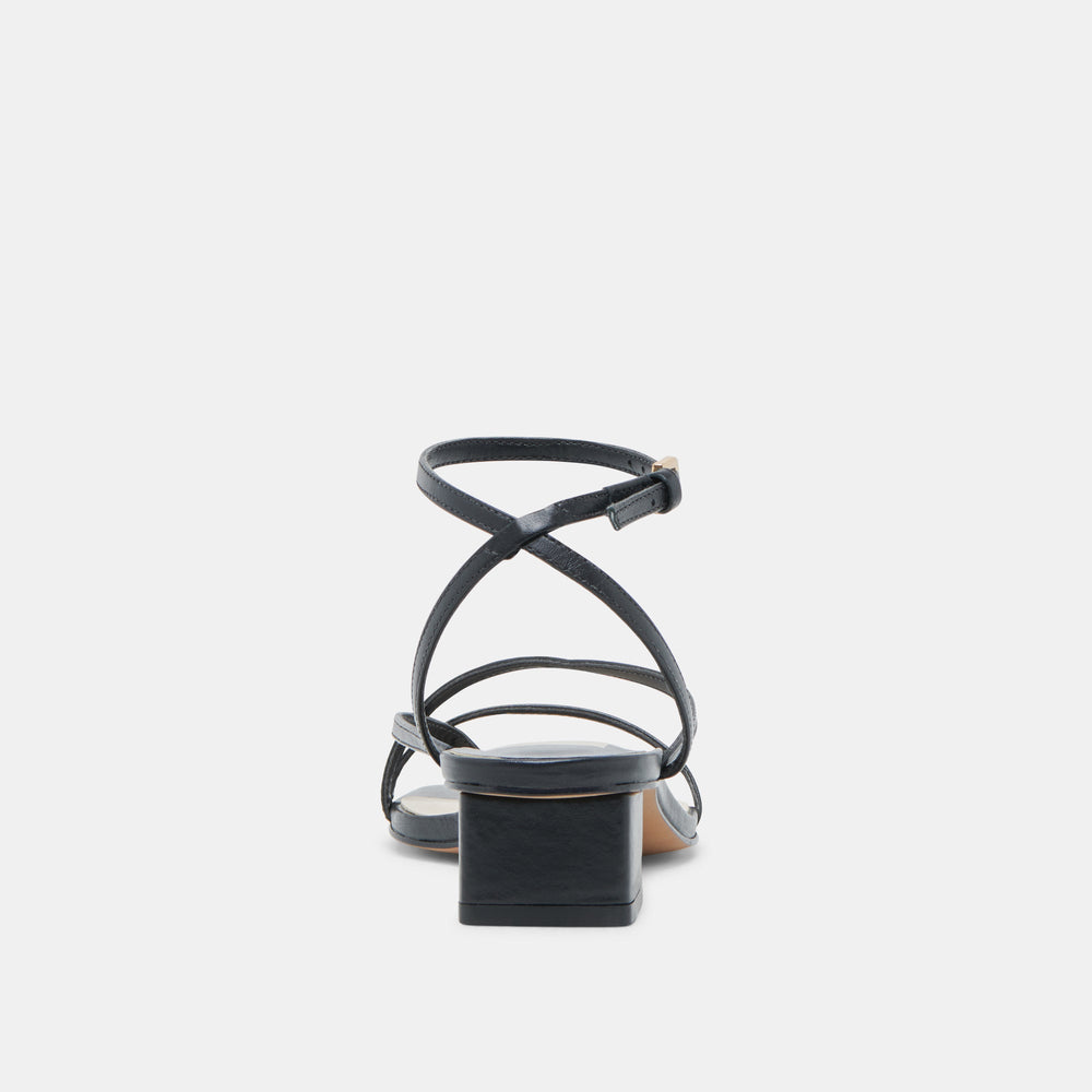 KARLOS SANDALS BLACK LEATHER | Dolce Vita Women