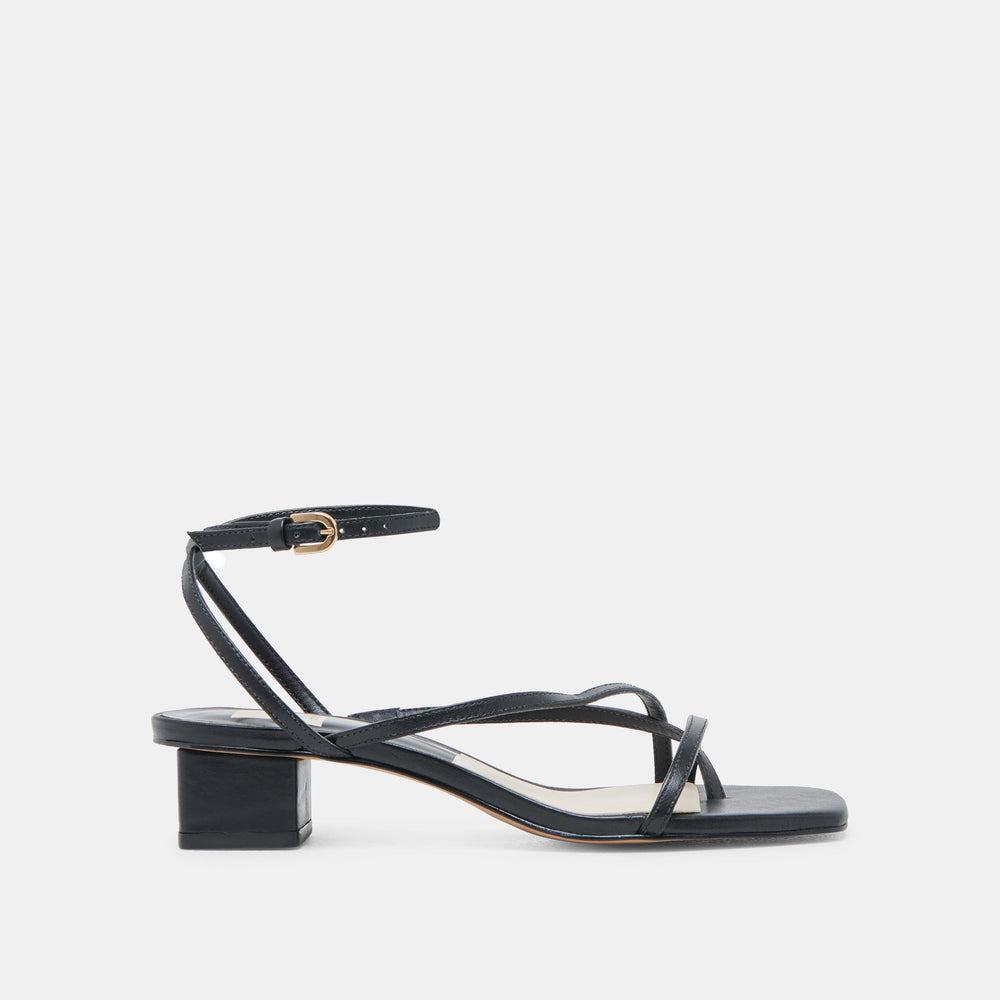 KARLOS SANDALS BLACK LEATHER | Dolce Vita Women