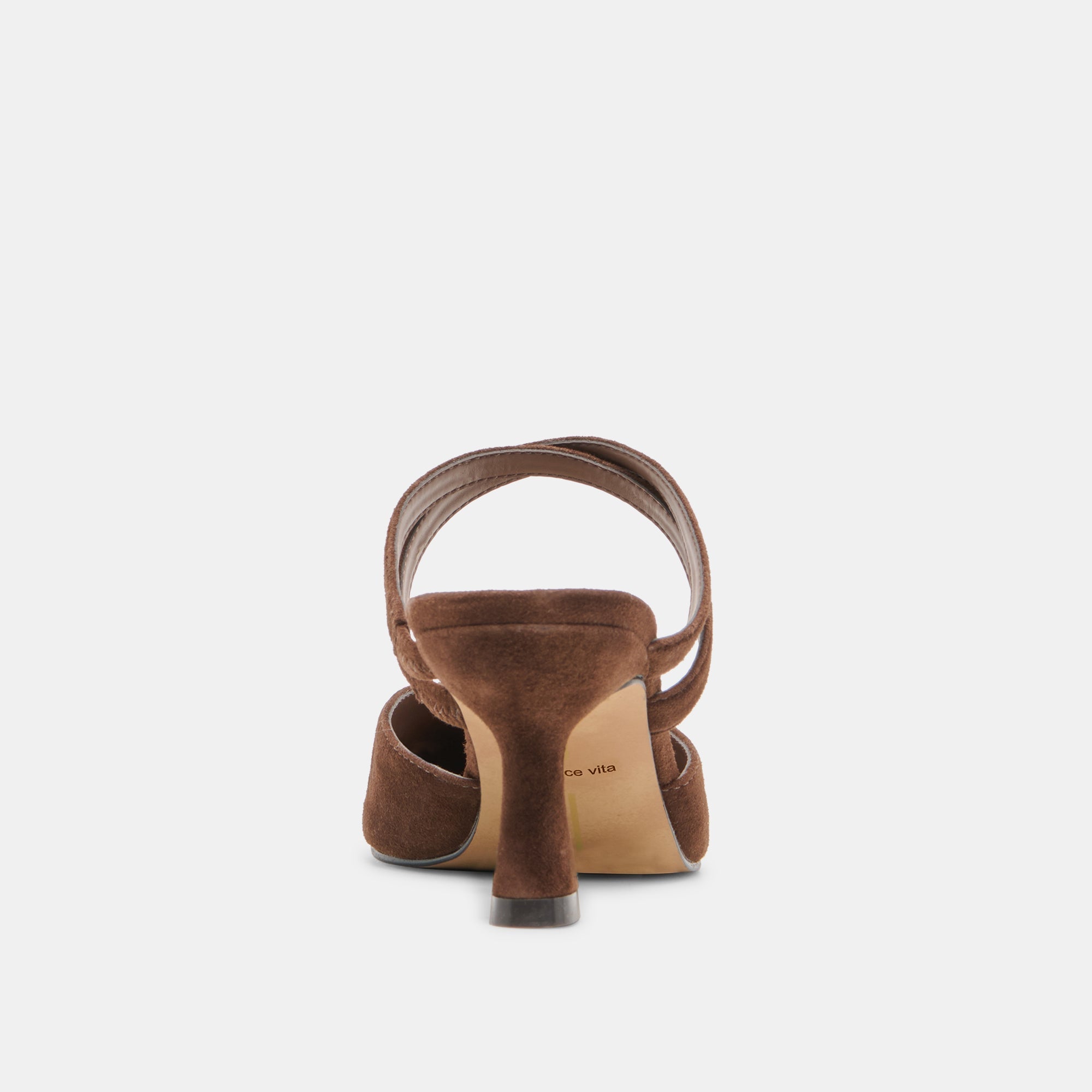 Linore Dk Brown Suede Heels | Women Dolce Vita