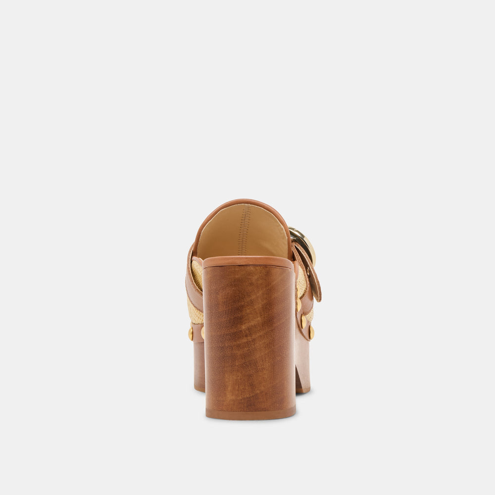 Debrah Lt Natural Raffia Clogs | Dolce Vita Women