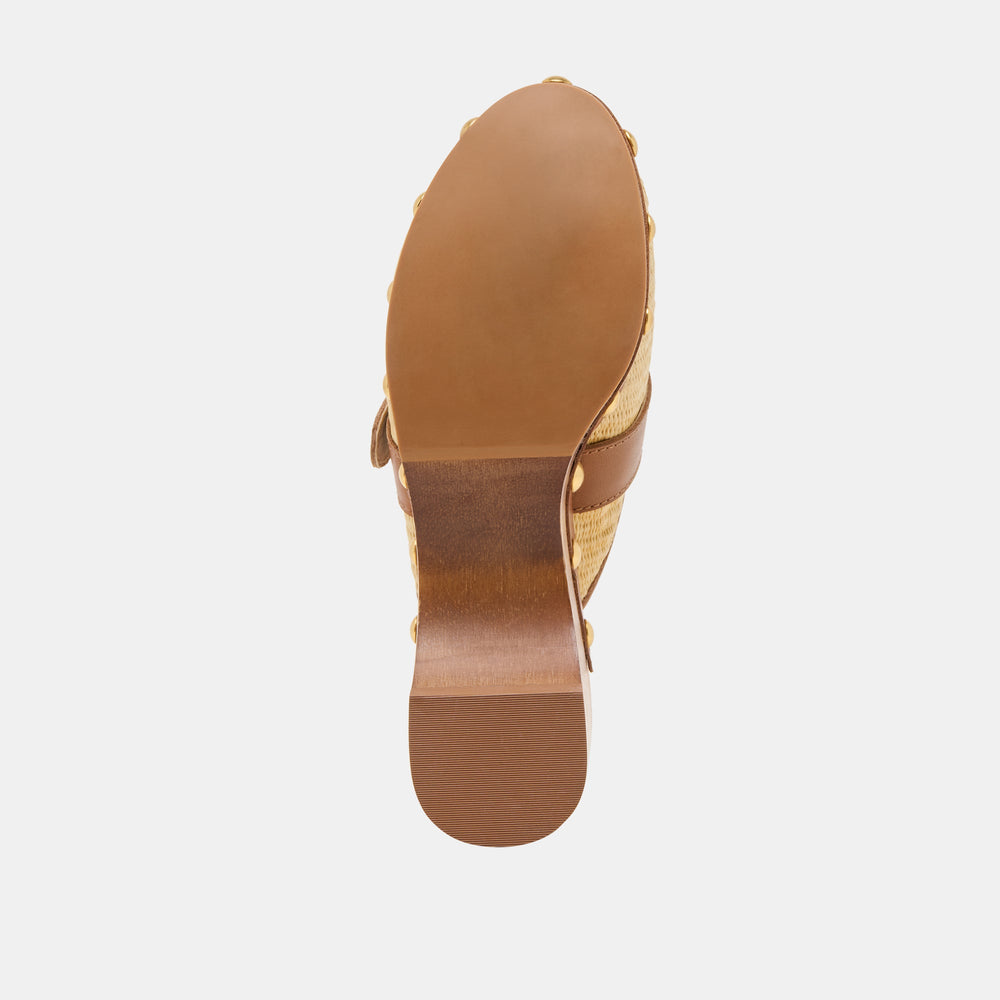 Debrah Lt Natural Raffia Clogs | Dolce Vita Women