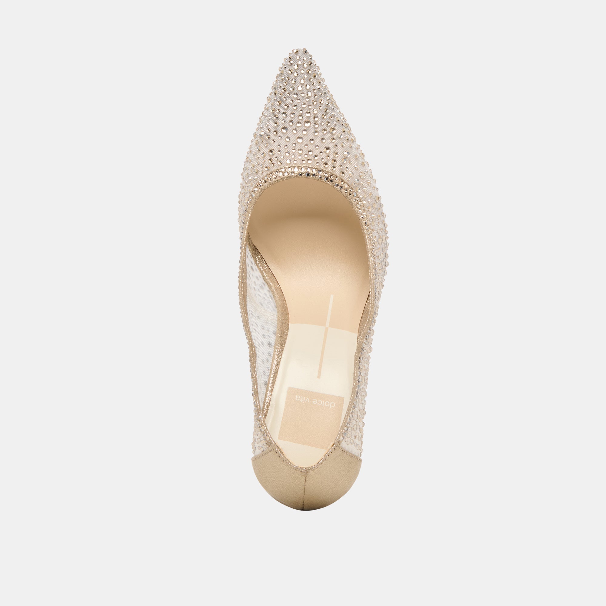Kashe Crystal Lt Gold Mesh Heels | Dolce Vita Women